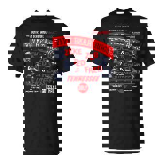 Country Bear Jamboree Real Old Country Rhythm Five Bear Rugs T-Shirt | Mazezy