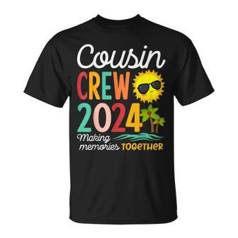 Cousin Crew 2024 Summer Vacation Beach Family Trip Matching T-Shirt - Thegiftio UK