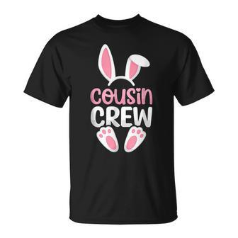 Cousin Crew Easter Family Matching Bunny Egg Hunt T-Shirt | Mazezy