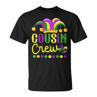 Cousin Crew Mardi Gras Family Outfit For Adult Toddler Baby T-Shirt - Thegiftio