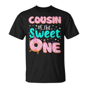 Cousin Of The Sweet One 1St Birthday Donut Theme Family T-Shirt - Monsterry