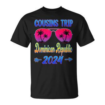 Cousins Trip Dominican Republic 2024 Glasses Cousin Matching T-Shirt - Monsterry DE