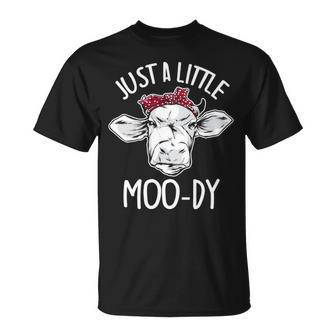Cow Just A Little Moo Dy Cow Lover T-Shirt | Mazezy