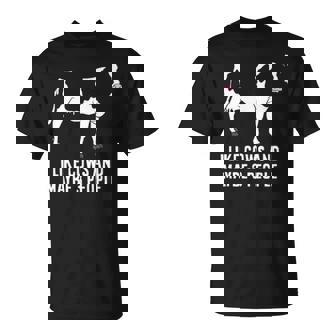 I Like Cows And Maybe 3 People Cattle Cow Farmer T-Shirt | Mazezy