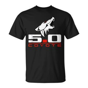 Coyote 50 Race Drag Gt Lx Street Rod Hot Rod T-Shirt - Monsterry