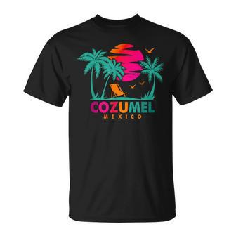 Cozumel Mexico Beach Vacation Spring Break Honeymoon T-Shirt - Seseable