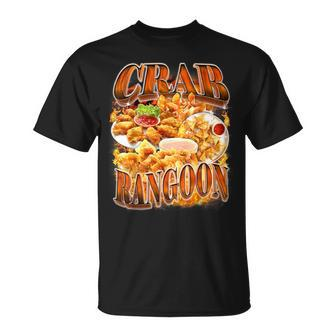 Crab Rangoon Meme Bootleg Rap Style 90S Vintage 1990S T-Shirt | Mazezy