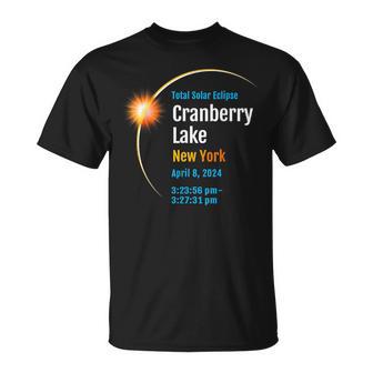 Cranberry Lake New York Ny Total Solar Eclipse 2024 1 T-Shirt - Monsterry AU