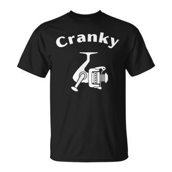 Crankbait Fishing Lures Cranky Terrible Cycling T-Shirt - Monsterry CA