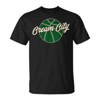 Cream City Retro Vintage Milwaukee Basketball Wisconsin T-Shirt - Monsterry UK