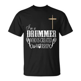 Who Is Created To Worship T-Shirt | Mazezy