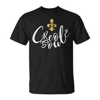 Creole Soul Fun Cute Lousiana Cajun T-Shirt - Monsterry
