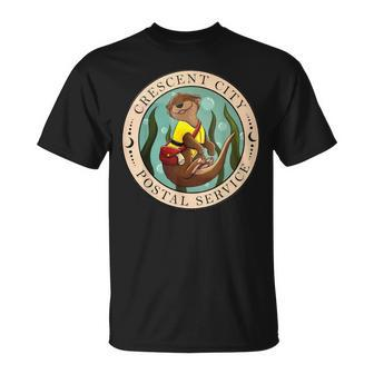 Crescent City Postal Service Messenger Otter Crescent City T-Shirt - Monsterry