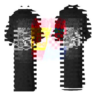 Croacia España Bandera De La Amistad Croacia Camiseta unisex - Regaloses