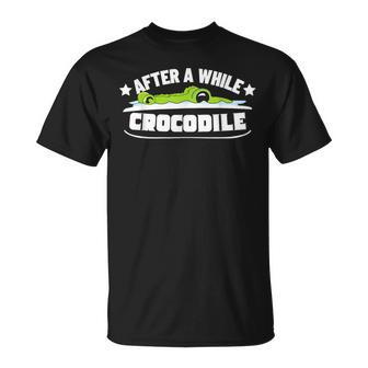 After A While Crocodile Alligator T-Shirt - Monsterry UK