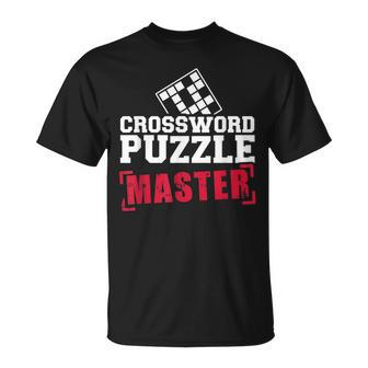 Crossword Puzzle Master T-Shirt - Monsterry