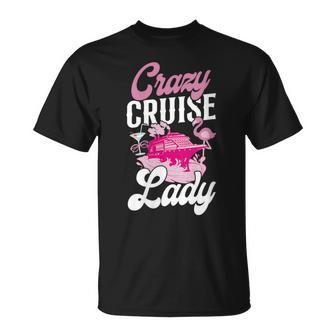 Cruise Ship Vacation Girl Crazy Cruise Lady T-Shirt - Thegiftio UK