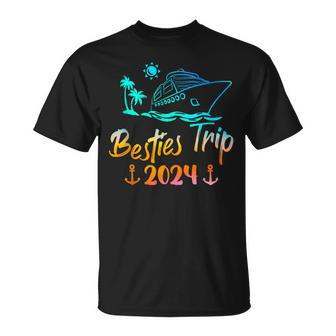 Cruising Besties Trip 2024 Reunion Best Friend Ship On Board T-Shirt | Mazezy AU