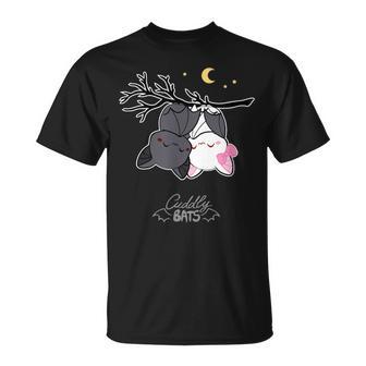 Cute Bats For Sleeping ed By Cuddly Bat Com T-Shirt - Seseable