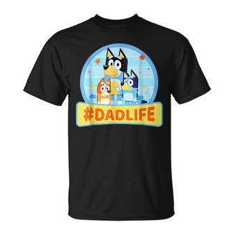Cute Blüëÿs Dad Family For My Life Father's Day Lover T-Shirt - Monsterry UK