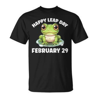 Cute Frog February 29Th Leap Day 2024 T-Shirt - Monsterry