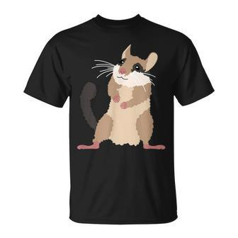 Cute Garden Sleeper Rodent Mouse T-Shirt - Seseable