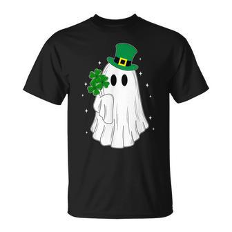 Cute Ghost Lucky St Patrick's Day Costume Boujee Boo-Jee T-Shirt - Seseable