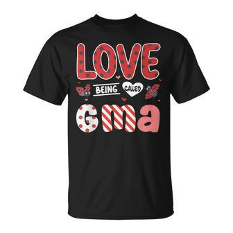 Cute I Love Being Called Gma Ladybug Happy Valentines Day T-Shirt - Monsterry