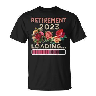 Cute Retirement 2023 Loading Retired Countdown Retiring T-Shirt - Monsterry UK
