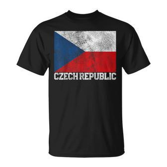 Czech Republic Flag Family Pride Country Vintage T-Shirt - Monsterry