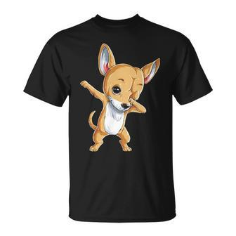 Dabbing Chihuahua Dog Lover Men Women Dab Dance T-Shirt | Mazezy