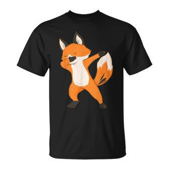 Dabbing Fox Wildlife Animal Lover Zookeeper T-Shirt - Monsterry CA