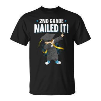 Dabbing Graduation Boy 2Nd Grade Nailed It Class Of 2024 T-Shirt - Monsterry DE