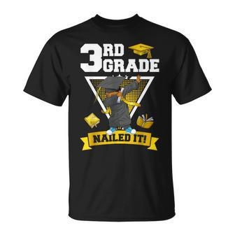 Dabbing Graduation Boy 3Rd Grade Nailed It Class Of 2024 T-Shirt - Monsterry DE