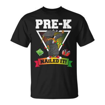 Dabbing Graduation Boy Preschool Nailed It Class Of 2024 T-Shirt - Monsterry CA