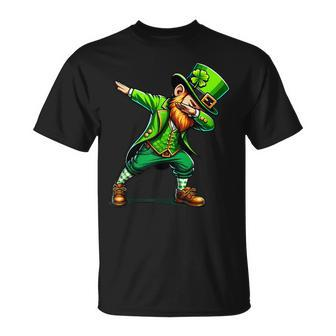Dabbing Leprechaun St Patrick's Day Irish T-Shirt - Seseable