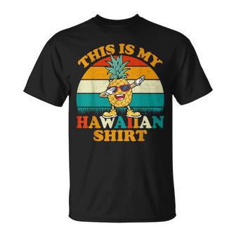 Dabbing Pineapple This Is My Hawaiian For Women T-Shirt - Monsterry