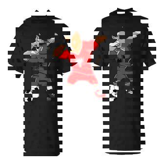 Dabbing Pitbull Perro Albania Fútbol Bandera Deporte Sport Manga Larga Camiseta unisex - Regaloses