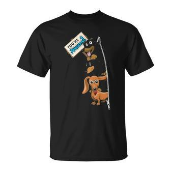Dachshund You Are Awesome T-Shirt | Mazezy