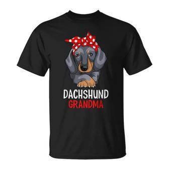 Dachshund Grandma Weenie Dog Lover Weiner Dog T-Shirt - Thegiftio UK