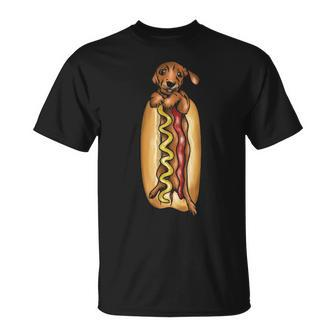 Dachshund Hot Dog T-Shirt | Mazezy DE