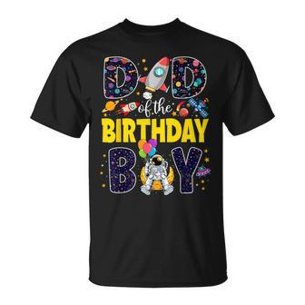 Dad 2Nd Outer Space Father Family Matching Outfit Party T-Shirt | Mazezy