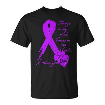 Dad Always On My Mind Forever In My Heart T-Shirt - Monsterry DE