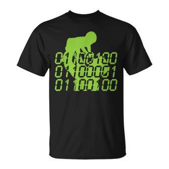 Dad In Binary Code Father's Day T-Shirt - Monsterry UK