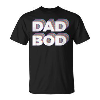 Dad Bod Retro For Dads Who Are Cheesy Embarrassing T-Shirt - Monsterry DE