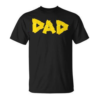 Dad Papa Fathers Day 2024 Tape Style T-Shirt - Seseable
