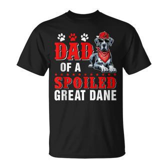 Dad Of A Spoiled Great Dane Father's Day Dog Sunglasses T-Shirt - Thegiftio UK