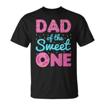 Dad Of Sweet One 1St Birthday Matching Family Donut T-Shirt - Monsterry