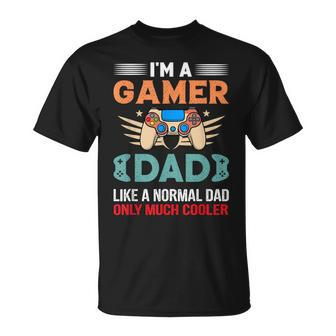 My Dad Video Games First Father's Day Presents For Gamer Dad T-Shirt - Seseable