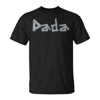 Dada Dad Fathers Day 2024 Tape Style T-Shirt - Seseable